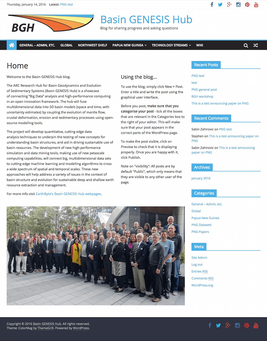 BGH Home page