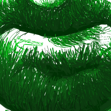 Close up image of Nathan's mouth