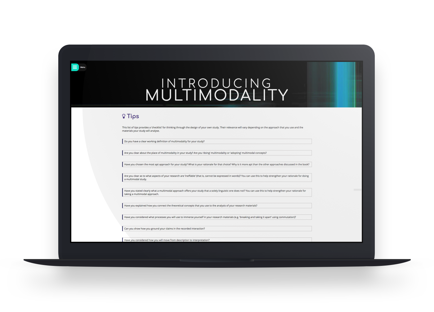 Introducing Multimodality - website teaser