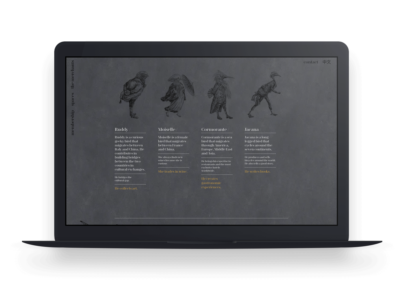 The Merchants - website teaser