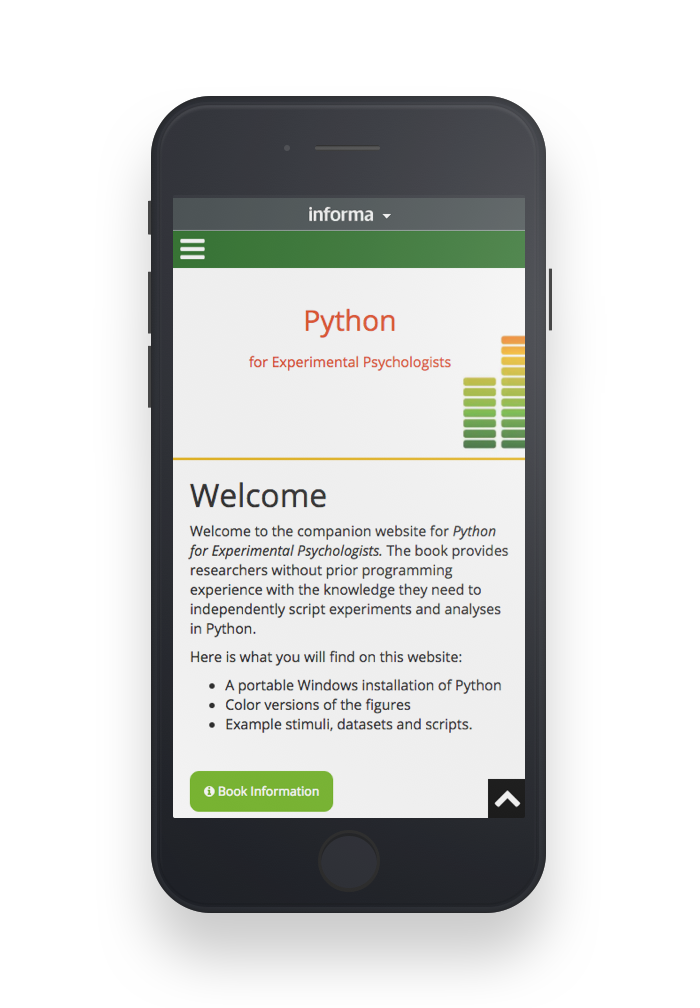 Python for Experimental Psychologists - website teaser